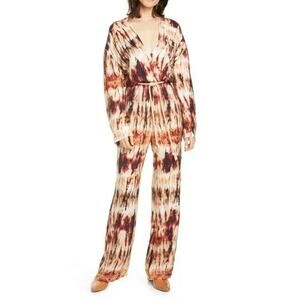 Nanushka Jax Tie Dye Print Jumpsuit S